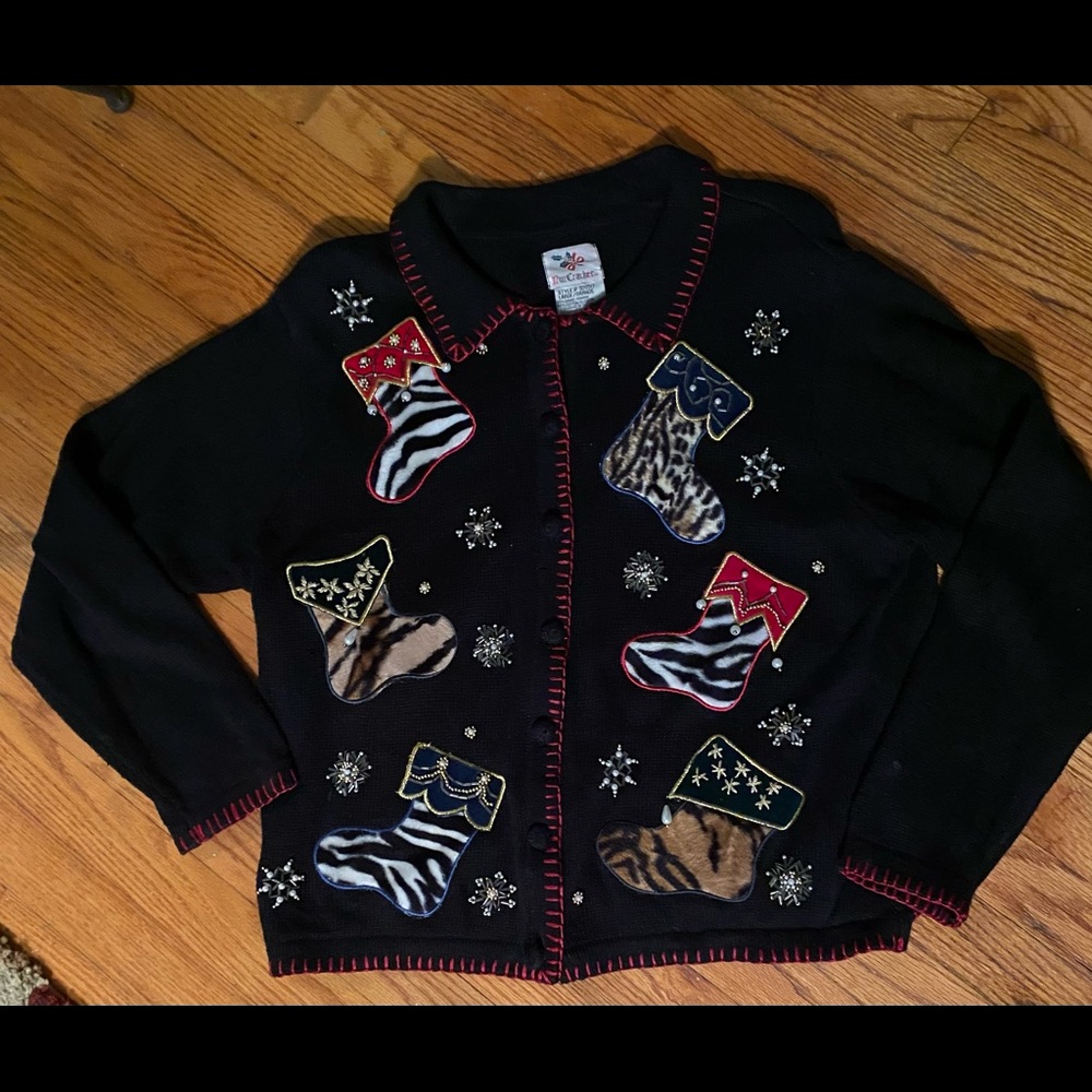 Nut Cracker Christmas sweater size Large
